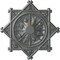 Ekena Millwork Antilles Ceiling Medallion (Fits Canopies up to 6"), Hand-Painted Platinum, 38 1/4"OD x 1 1/2"P CM38ANPLS - alternate 1